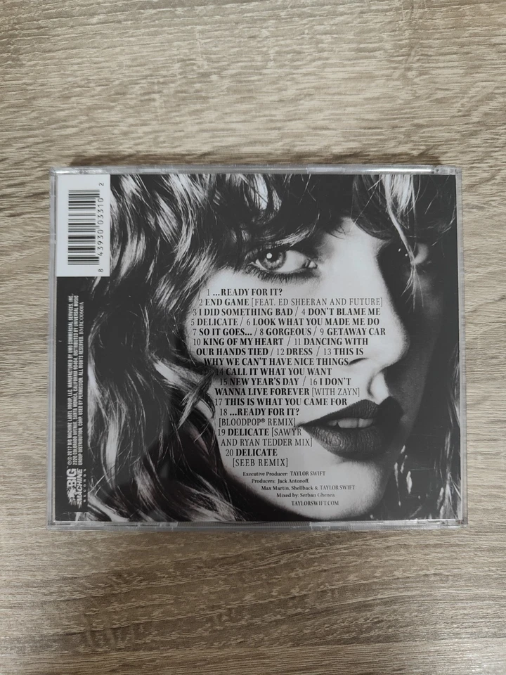 Taylor Swift Reputation CD Bluray - Immagine 2 di 4