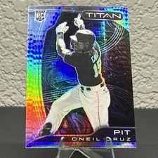 2022 Panini Chronicles Titan Oneil Cruz #3 RC Silver Hyper Prizm /299 - Pirates