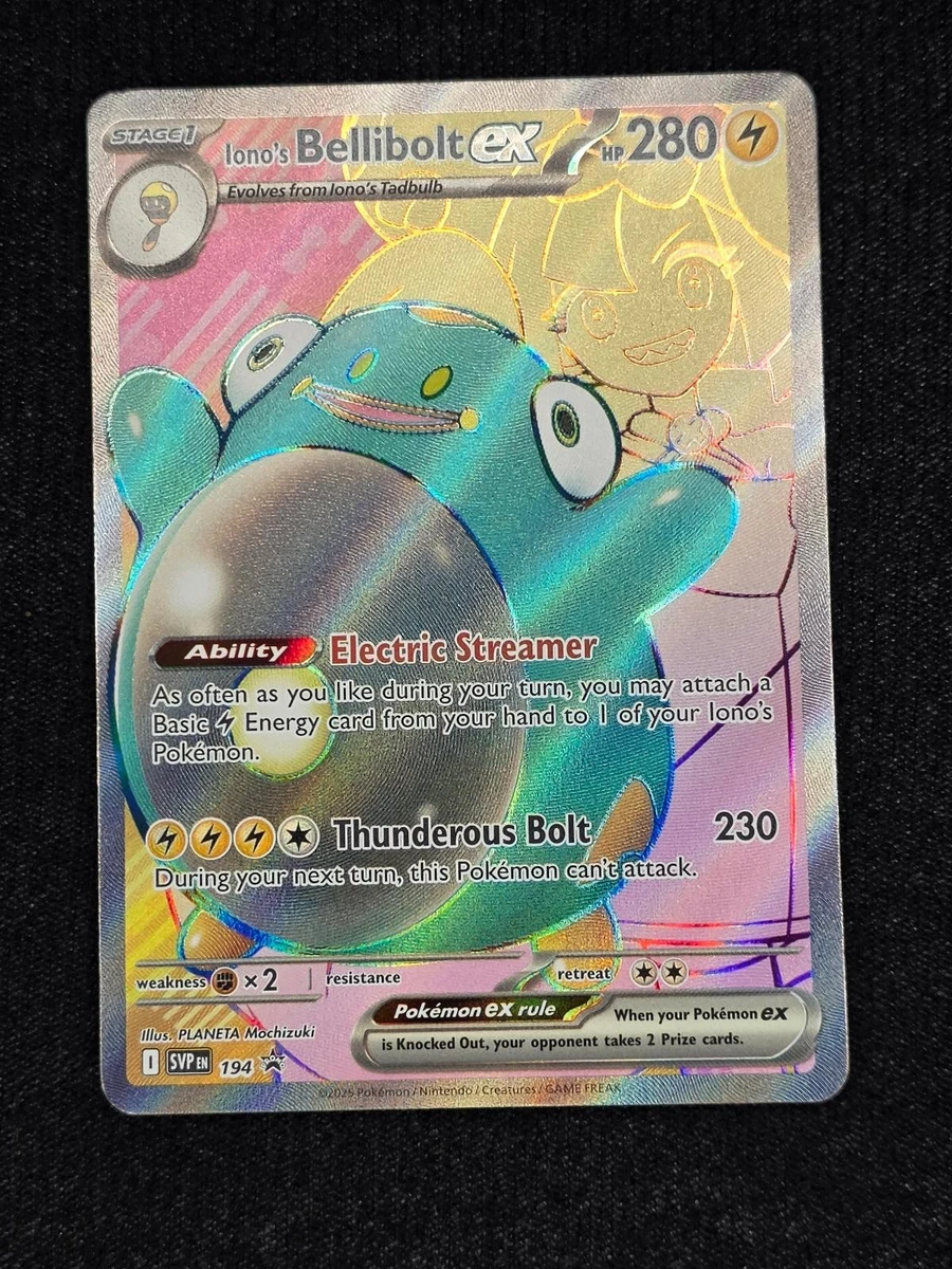Iono's Bellibolt Ex Pokémon TCG Cards for sale | eBay