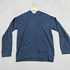 Layer8 Hoodie Mens XL Blue Pullover Lightweight Stretch Athleisure Sweatshirt
