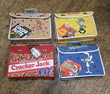 General Mills Cereal School Totes NOS Vintage SURVIVOR 60s/70s Muscle Bike 