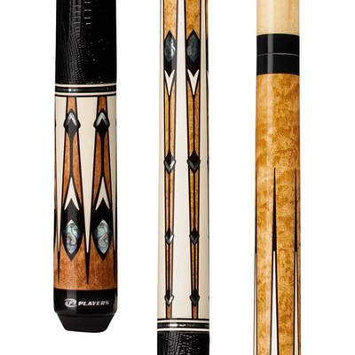 Players G4140 Antique Maple Embossed Leather Wrap - Free Shipping
