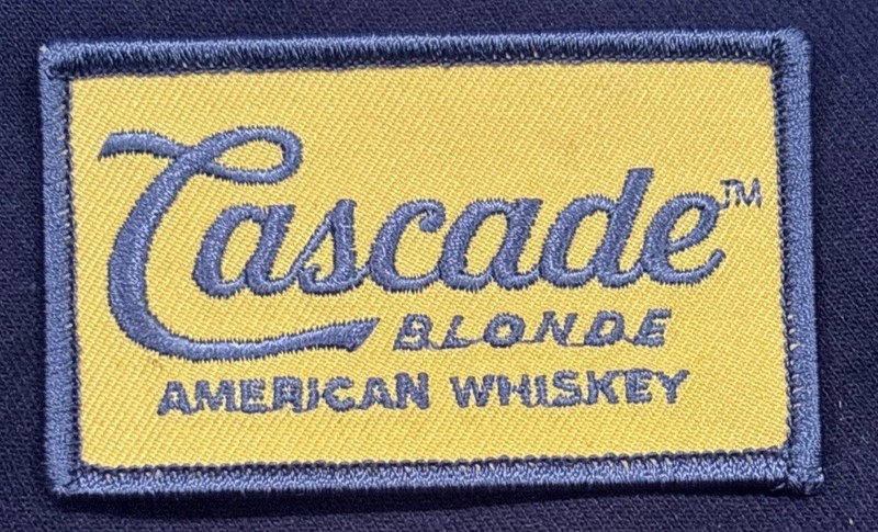 Cascade American whiskey advertising patch