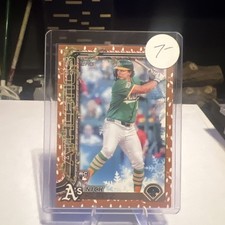 2025 Topps Holiday - Nick Kurtz #H40 Gold Holiday Lights (RC)