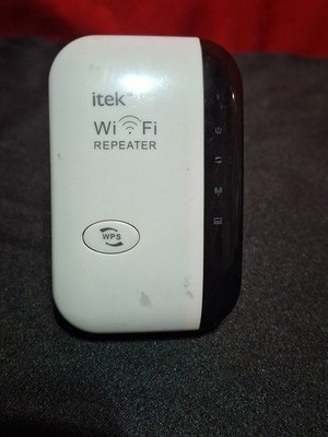Itek Wifi Booster Repeater Range 300 Mps Speed Boost Wireless