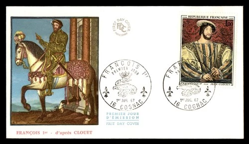Mayfairstamps France FDC 1967 Painting Jean Clouet First Day Cover aax_55855