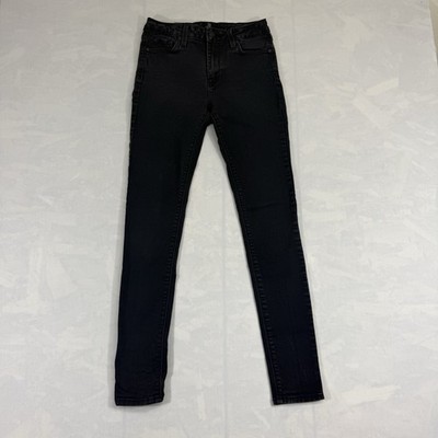 Just Black Women s Skinny Jeans Size 28 Made in USA Black Stretch Denim