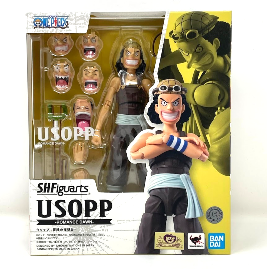 ア*ス様 LEYDUN DC搭載 USOPP 左巻き S.H.Figuarts One Piece USOPP -Romance Dawn- TAMASHII NATIONS Japan