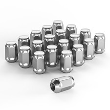 20pcs Lug Nuts Bulge Acorn 12x1.5 Chrome Wheel Nut 34 Hex 20pcs Lug Nuts Bulge Acorn 12x1.5 Chrome Wheel Nut 34 Hex