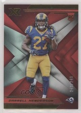 2019 Panini XR Rookies Red 248/249 Darrell Henderson #125 4h5