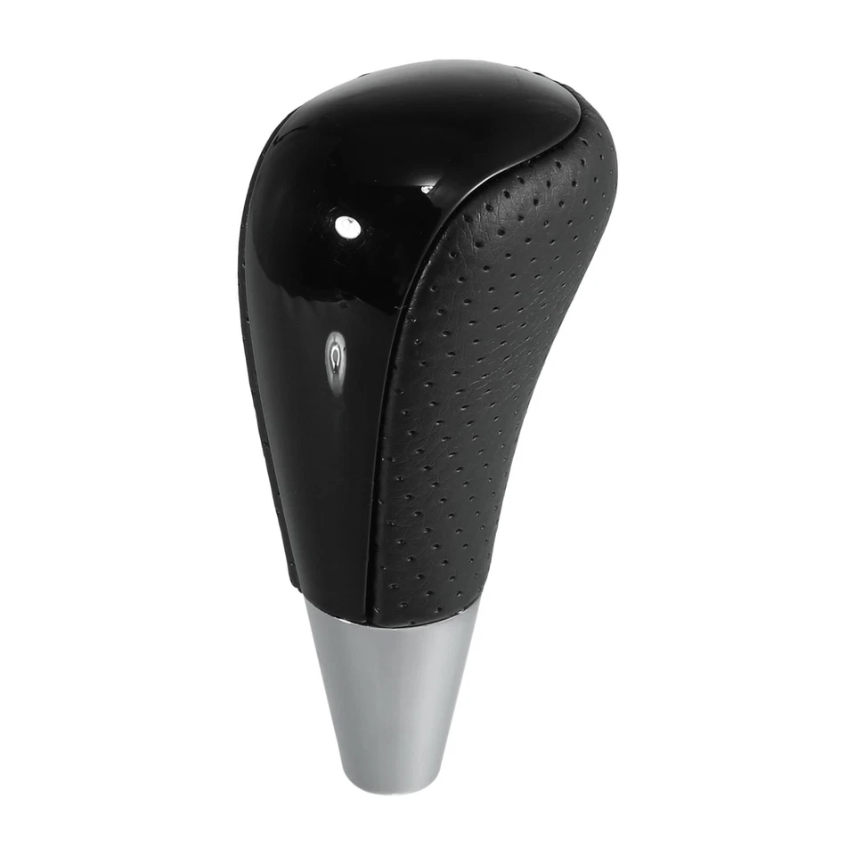 M8x1.25 Car Gear Shift Knob for Toyota for Lexus Black Faux Leather w/ Hole - Image 4 of 4
