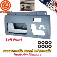 US For 2003-2011 Lincoln Towncar Left Front Door Handle Bezel Heat-Air-Memory