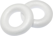 DIY Decorative Foam Ring 8Cm/3.15 Inches Suitable for Flower Projects, Christmas