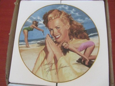 Marilyn Monroe Norma Jeane 1994 Limited Ed Hamilton Plate Her day in the Sun