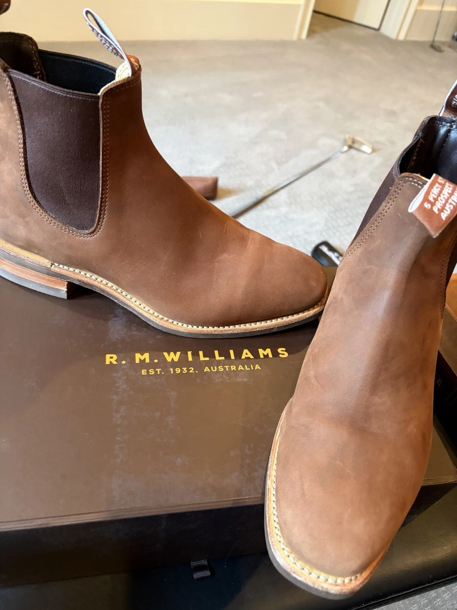 R.M. Williams Leather Upper Brown Boots for Men for Sale  display picture 1