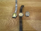 Lot 3 Men's Vtg Wrist Watches Mechanical Parts Repairs- Ingraham Ingersoll TimeX