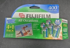 Fujifilm Superia X-TRA 400 35mm Color Film 4 1 Pack 132 Exp Expired