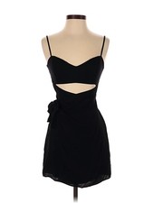 Reformation Women Black Cocktail Dress 2