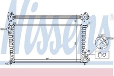 Nissens Radiator for Peugeot Partner HDi 2.0 Litre January 2000 to October 2002