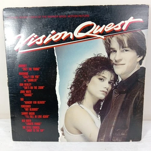Madonna VISION QUEST Soundtrack Record LP Vinyl Album 1985 Various Artists