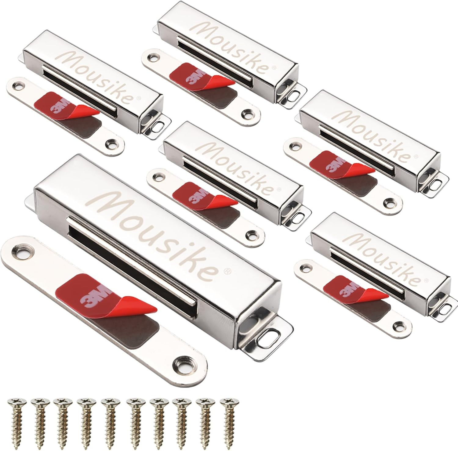 Magnetic Door Catch，70Lb Stainless Steel Cabinet Door Magnets with Strong Magnet