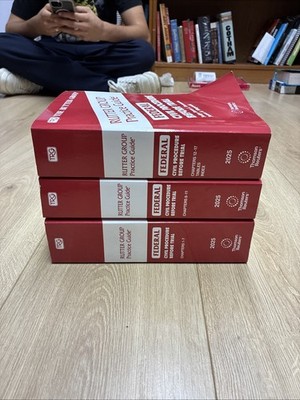 Thomson Reuters Federal Civil Procedure Law Book 2025 Rutter Guide