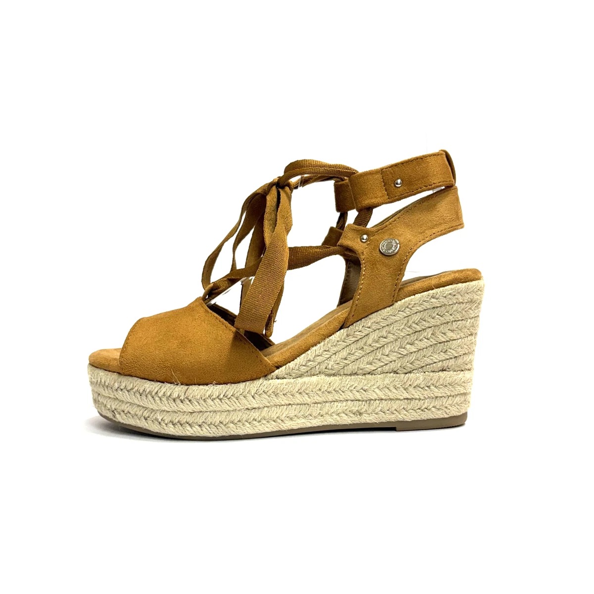 LifeStride Kimball Sandalo Con Zeppa Espadrillas Per Donna, Tender Taupe, 40 EU - Tomaia In Tela, Cinghie Elastiche, Suola Ammortizzata Soft System