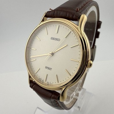 SEIKO Spirit 5E21-0010 Men's Watch, Operation confirmed, Battreplaced [M46]