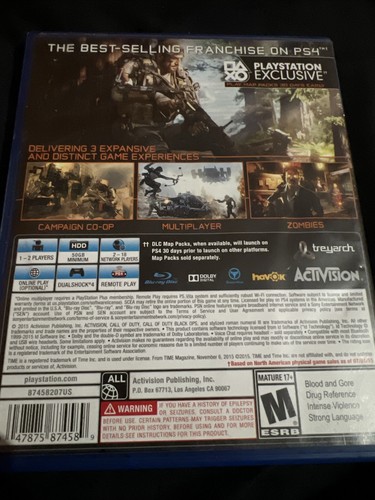 Call of Duty Black Ops 3 PS4 Playstation 4 Neuwertig Disc - Bild 4 von 4