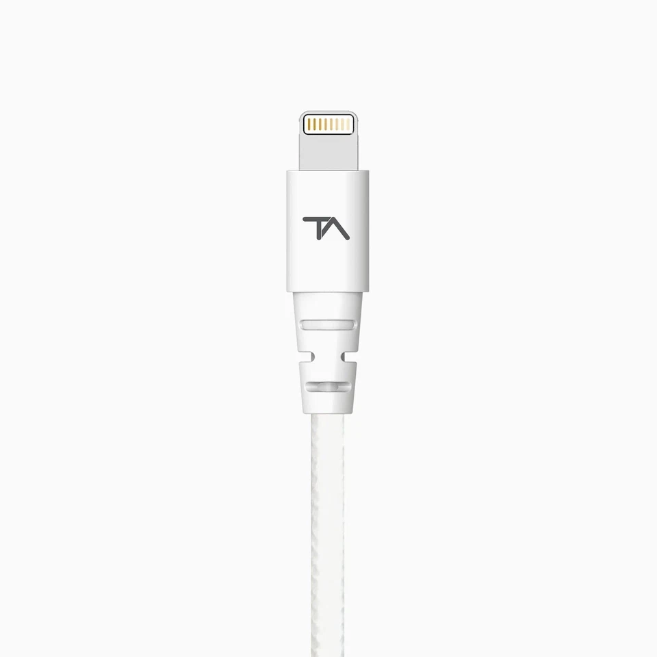 Tech Armor For Apple MFi Certified Lightning Cable to USB A - 6FT White - Image 4 of 4