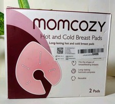 NEW Momcozy Hot and Cold Breast Pads - Reusable - x2 pads x2 covers in box
