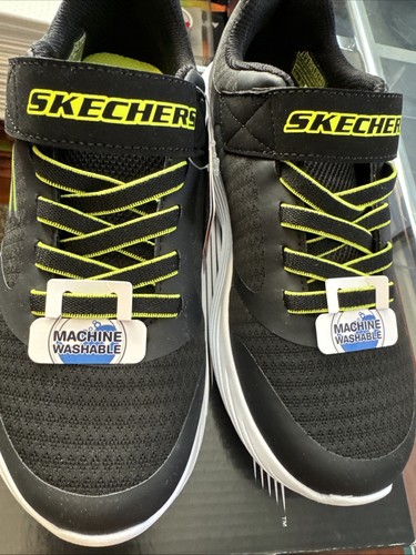 Skechers Jungen GO Run 400 V2 - Goltran schwarz/gelb Gr: 3 (405095L/BKYL) - Bild 12 von 16