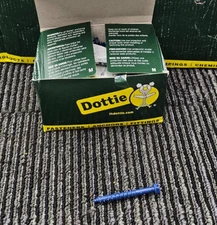(QTY 100) Dottie 14H214 1/4x2-1/4 Concrete Screw Anchor Blue Hex Head Finish