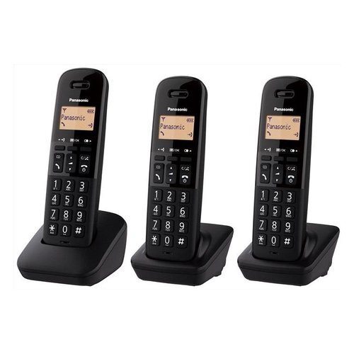 Panasonic Cordless Trio Dect Black KX TGB613JTB - Foto 1 di 1