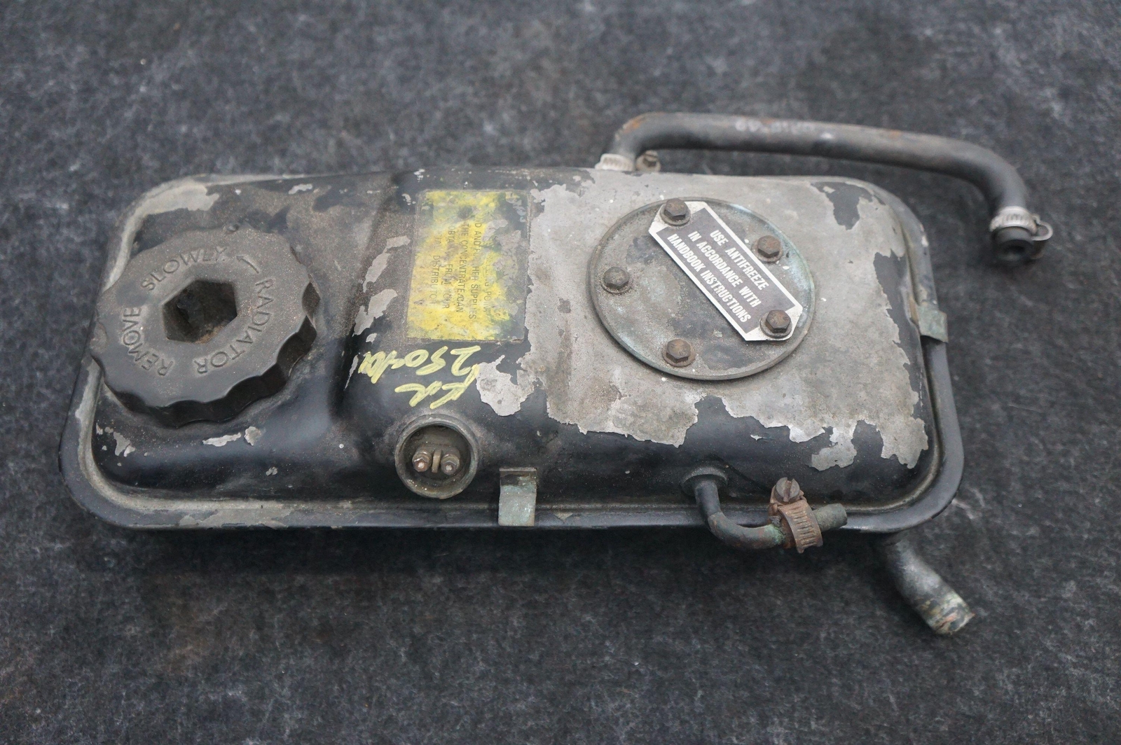 Engine Radiator Coolant Header Reservoir Tank OEM Rolls Royce Silver Shadow 1973