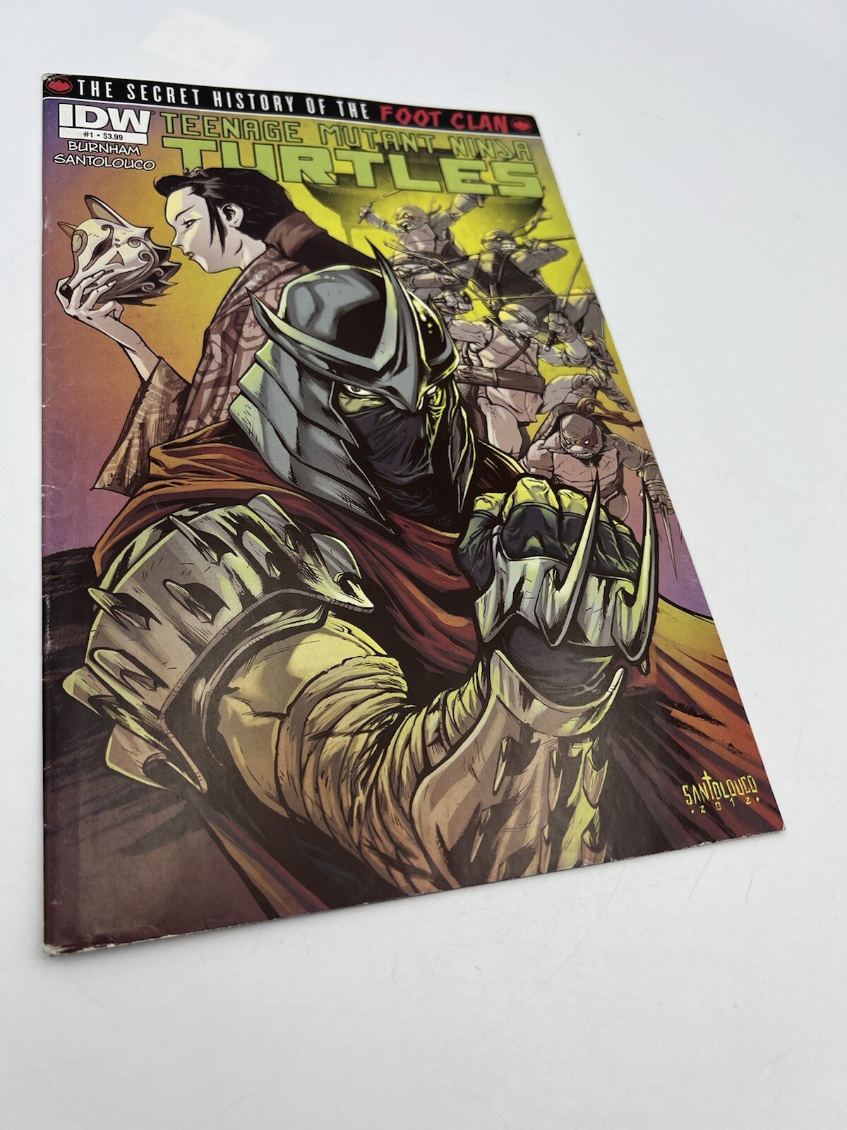 TMNT Teenage Mutant Ninja Turtles IDW 1 Secret History of the Foot