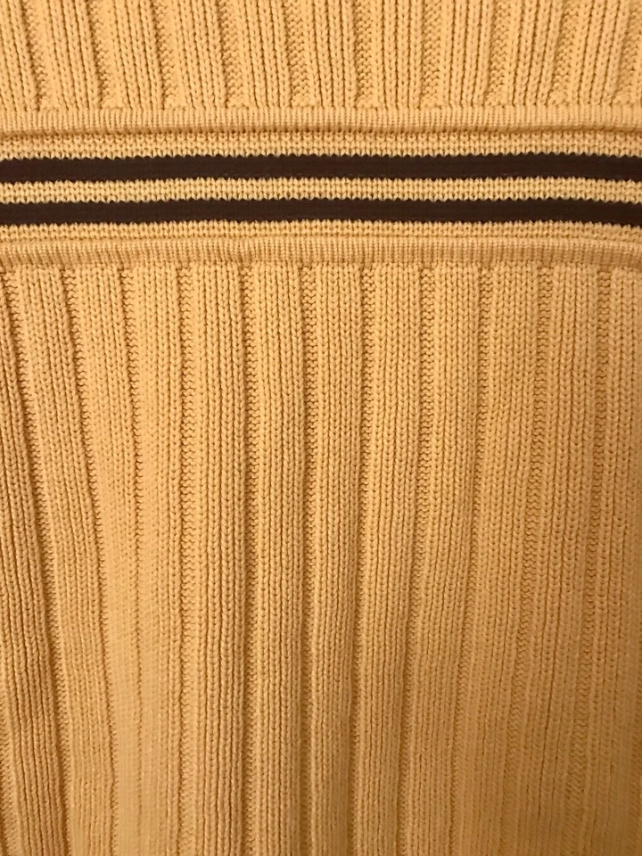 Arizona Jean Company Boys Pullover Stripe Navy Orange Sweater Crew Neck Size 7 M - Image 3 of 4