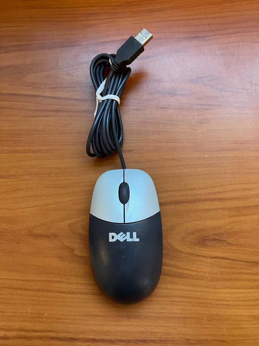 Dell USB 2-Button Optical Mouse M-UVDEL1 Black and Silver | eBay