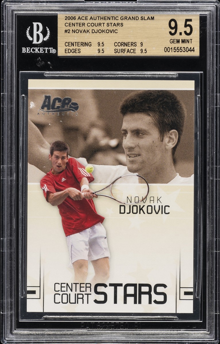 2006 Ace Authentic Grand Slam - Center Court Stars Novak Djokovic