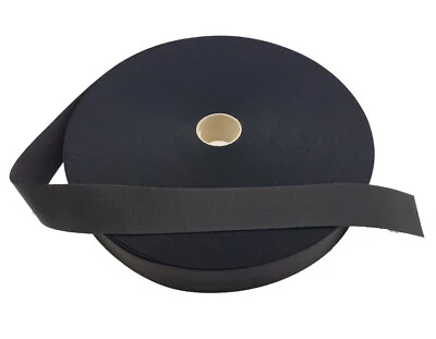 C L DISTRIBUTION Schwarz 38mm/3.8cm Gurtband - UK Gewebt - Militär Spezifikation Made