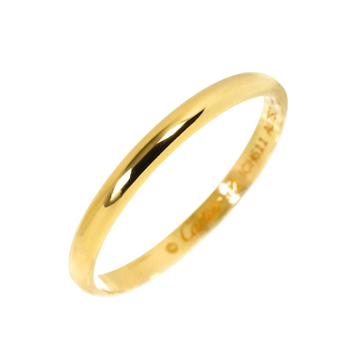 Cartier 1895 Classic 18K Yellow Gold Band Ring Size 62 US 9.5-9.75-image
