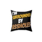 Spun Polyester Square Pillow Spaceballs the Throw Movie Quote ~ I'm surrounded