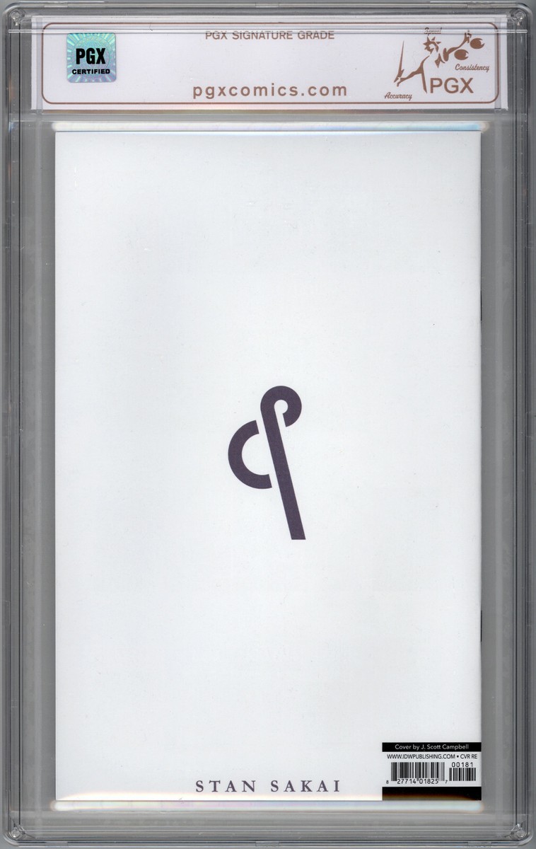 USAGI YOJIMBO #1 PGX-SS 9.8 VIRGIN SKETCH VARIANT SIG J USAGI YOJIMBO #1 PGX-SS 9.8 VIRGIN SKETCH VARIANT SIG J