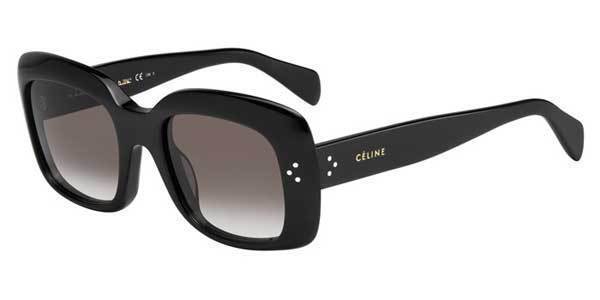 RARE Authentic CELINE Black Brown Gradient Ladies Sunglasses CL 