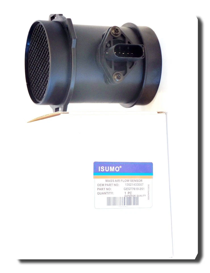 Sensor de flujo de masa de aire compatible con: BMW 540i 740i 740iL X5 Z8 Range Rover Foto 2 de 4