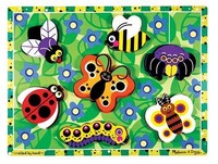 Melissa And Doug Insects Wooden Chunky Puzzle , New, Free Shipping on sale Melissa And Doug Insects Wooden Chunky Puzzle , New, Free Shipping on sale
