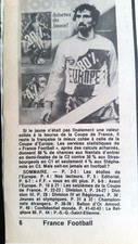 France football N° 1768 - 26/02/ 1980 : Les verts meurtris à
