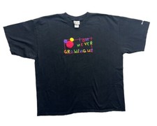 VTG 90s Disney World Black T-shirt XL Made in USA Disney Parks Souvenir Y2K