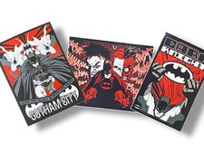 Batman Vinyl Stickers Authentic Licensed Lot Comic Style Batman Joker Two-Face