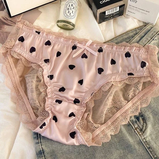 Paquete de 3 Sexy Mujer Bragas Lencería Vintage Encaje Punto Transparente Ropa Interior Calzoncillos Foto 4 de 4